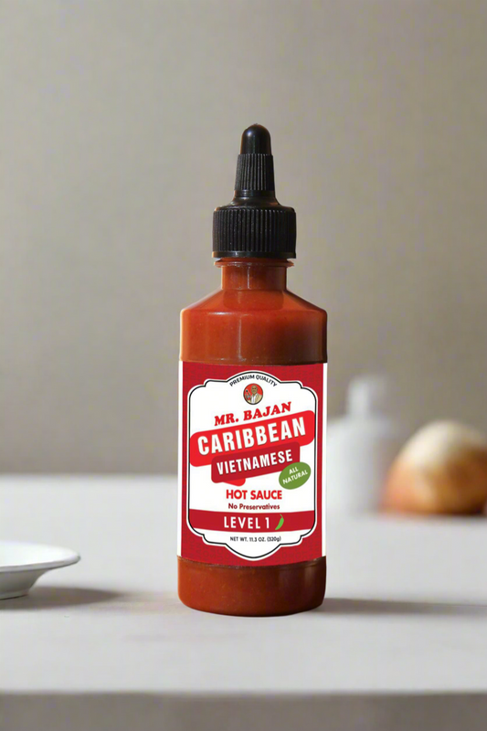 Mr. Bajan Caribbean Vietnamese Hot Sauce Level 1 - 320g (11.3 oz)